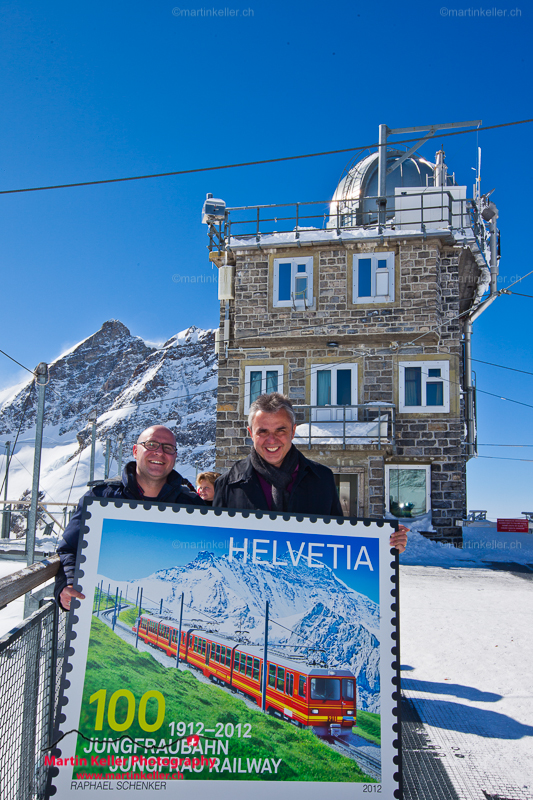 Sondermarke zum Jubiläum der Jungfraubahn