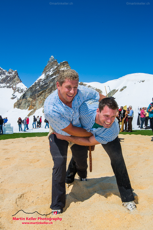 Show-Schwingen Jungfraujoch