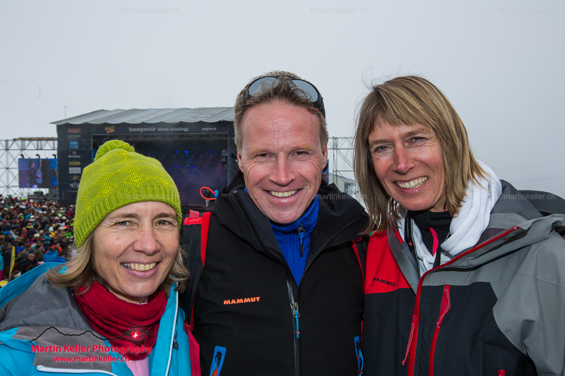 Andreas Meyer, CEO SBB mit Gattin (links) und Frau Barbara Bieger